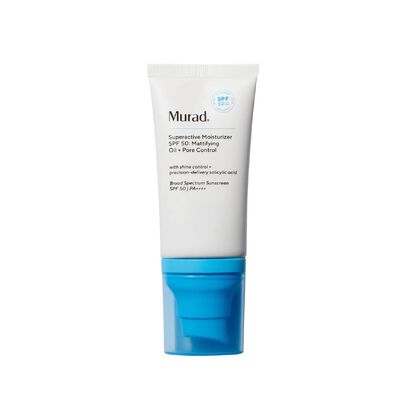 SUPERACTIVE SPF 50 MOISTURIZER: MATTIFYING OIL + PORE CONTROL (CREMA HIDRATANTE MATIFICANTE Y CONTROL DE POROS)